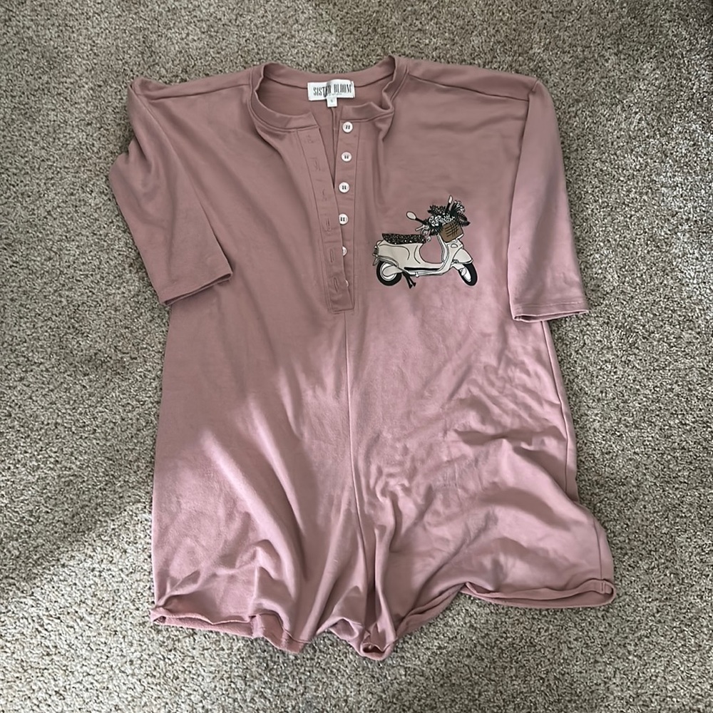 Sister Bloom Pajama Romper
